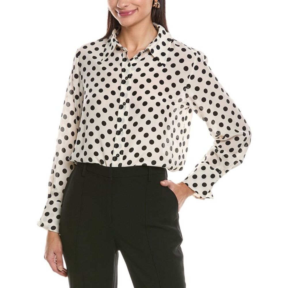 Marella Womens  Conio Silk Shirt, White